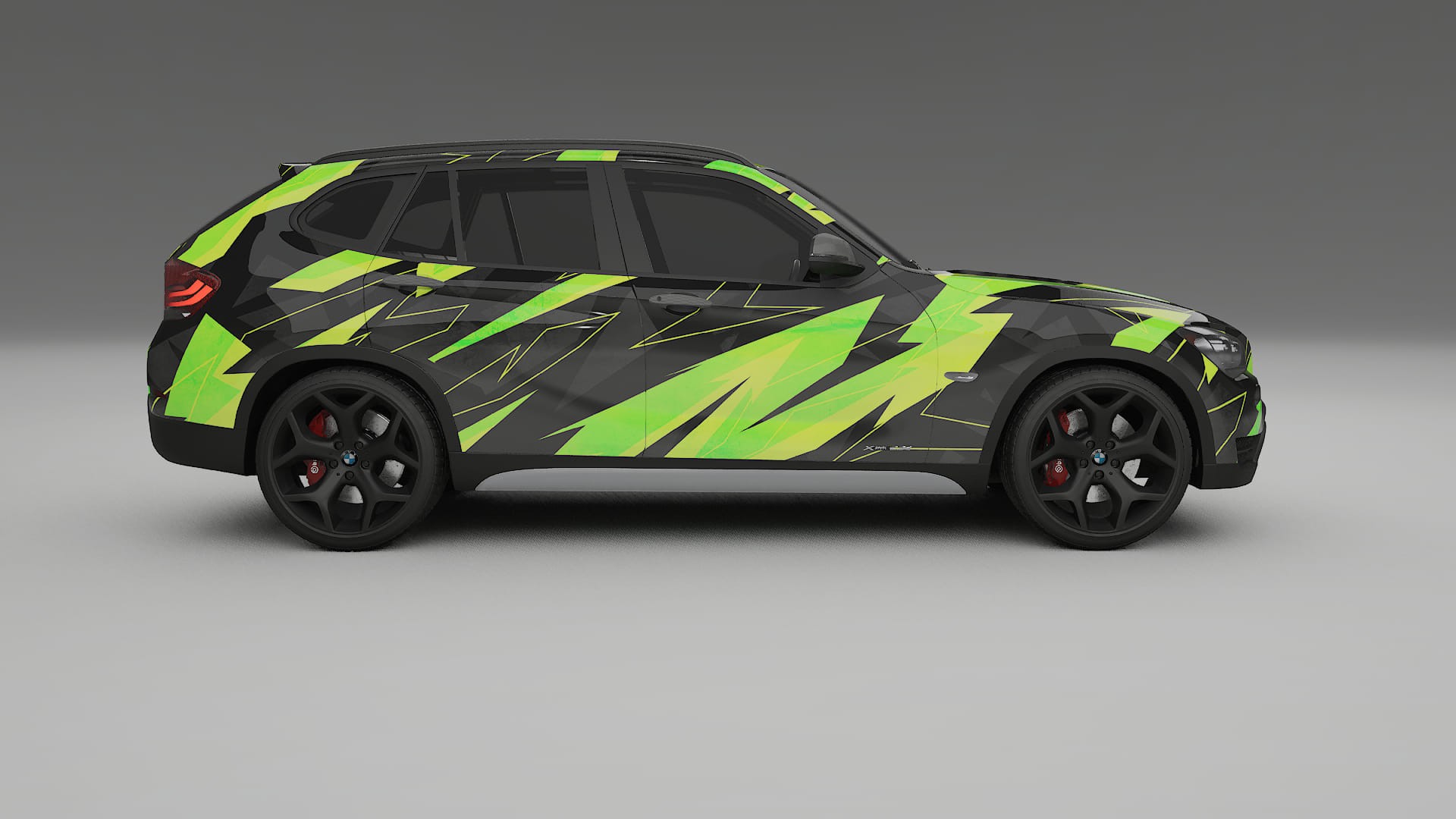 BMW X1 E84 NINJA TURTLES – Kit Wrap PPF Personalizat din Folie de Poliuretan Imprimabilă