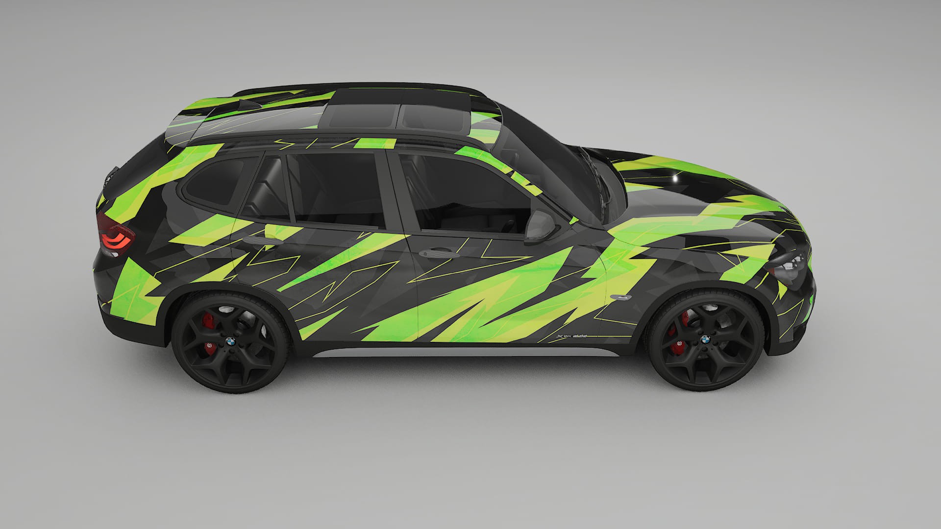 BMW X1 E84 NINJA TURTLES – Kit Wrap PPF Personalizat din Folie de Poliuretan Imprimabilă