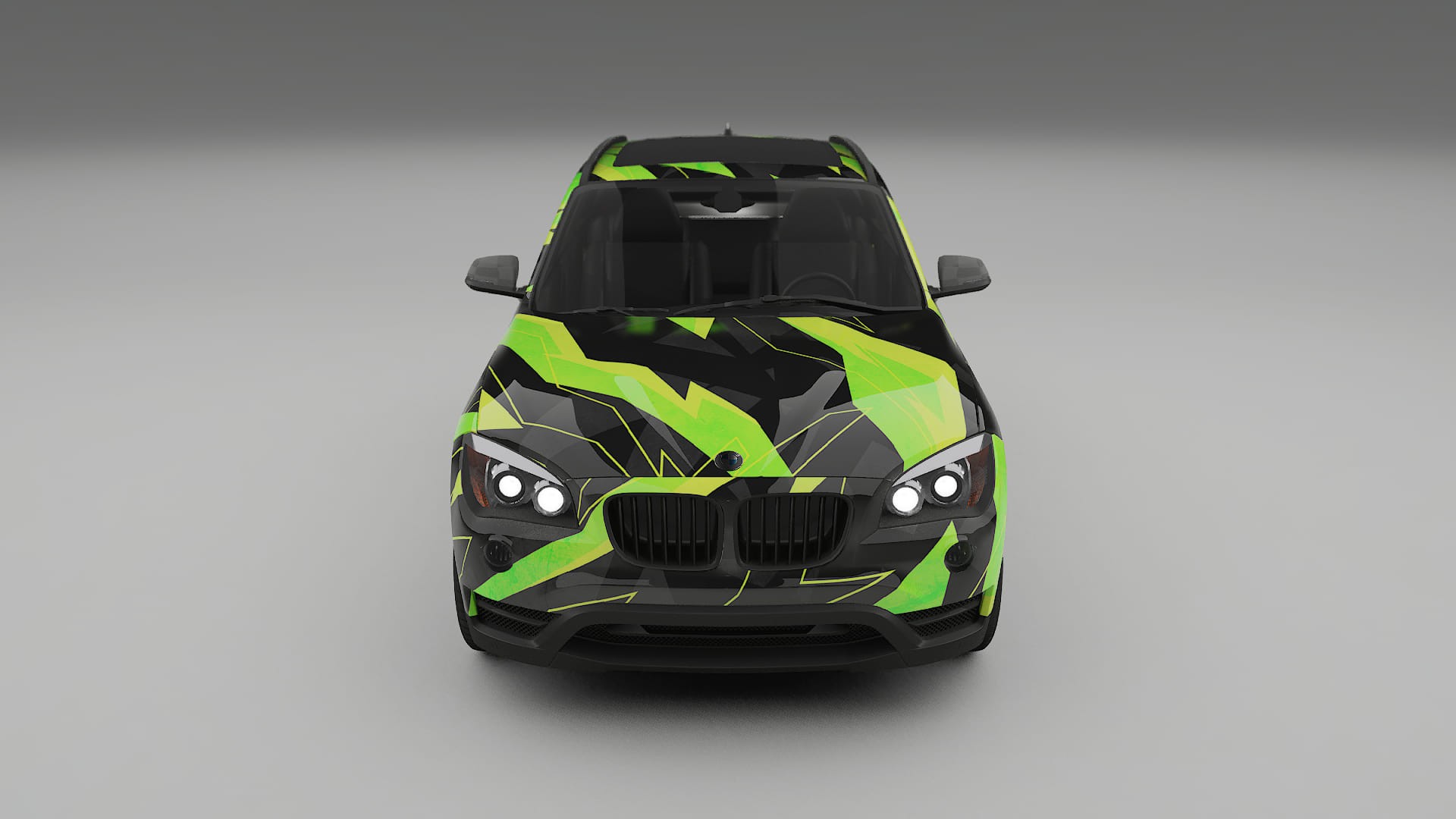 BMW X1 E84 NINJA TURTLES – Kit Wrap PPF Personalizat din Folie de Poliuretan Imprimabilă