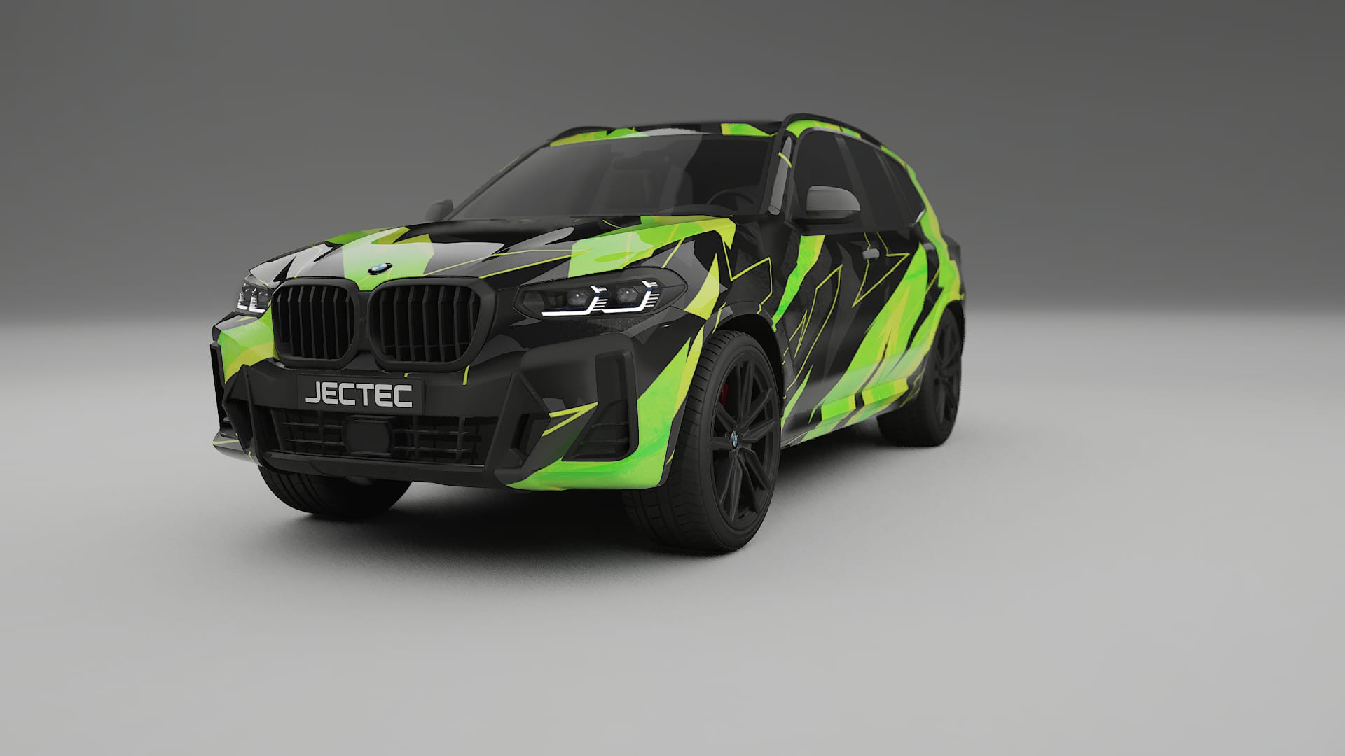 BMW X3 G01 facelift NINJA TURTLES – Kit Wrap PPF Personalizat din Folie de Poliuretan Imprimabilă