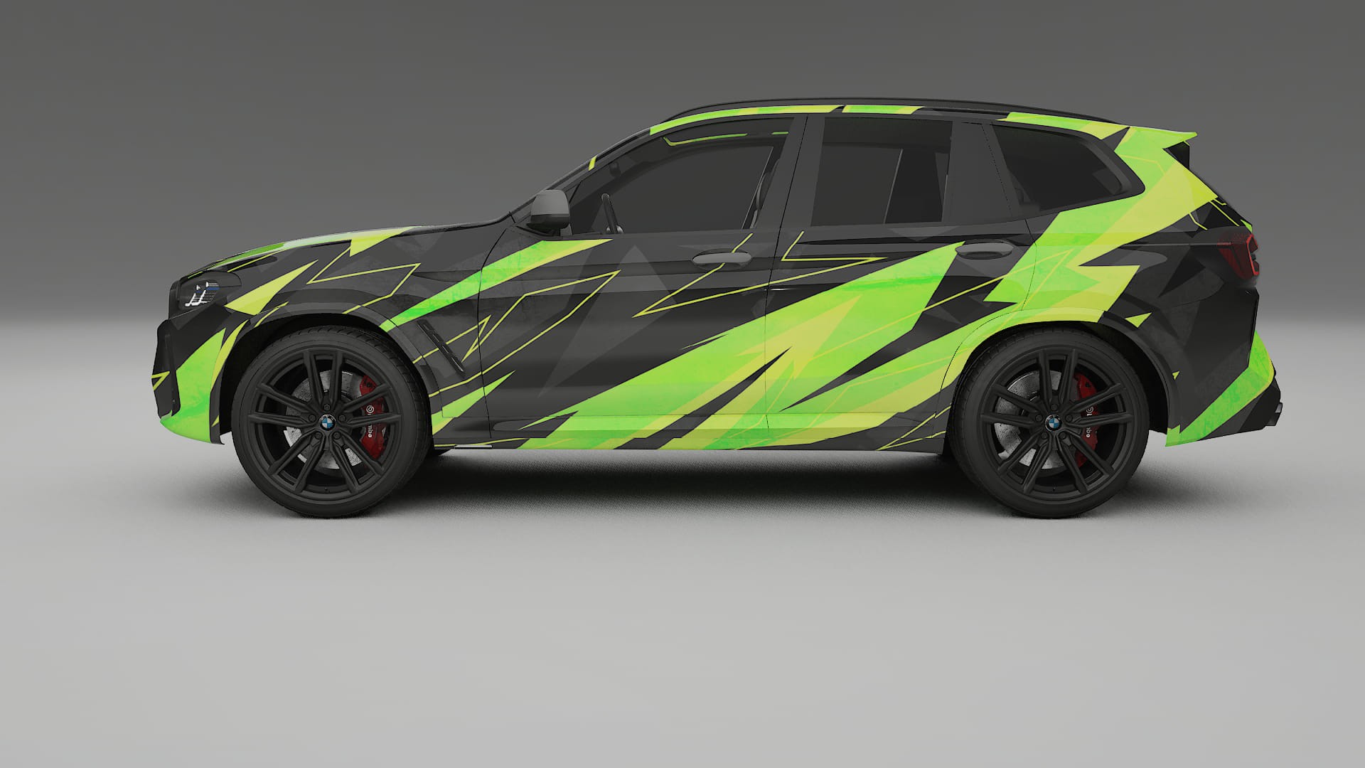 BMW X3 G01 facelift NINJA TURTLES – Kit Wrap PPF Personalizat din Folie de Poliuretan Imprimabilă