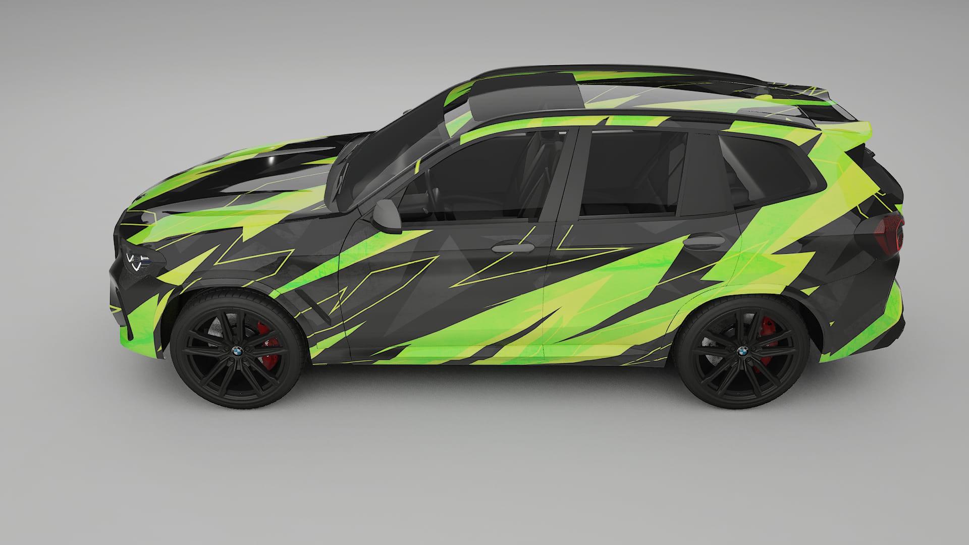 BMW X3 G01 facelift NINJA TURTLES – Kit Wrap PPF Personalizat din Folie de Poliuretan Imprimabilă