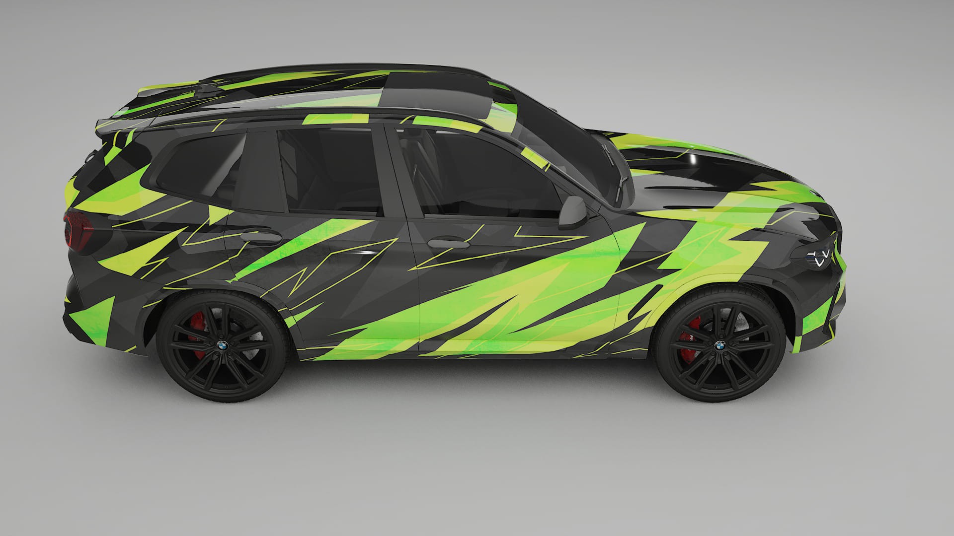 BMW X3 G01 facelift NINJA TURTLES – Kit Wrap PPF Personalizat din Folie de Poliuretan Imprimabilă
