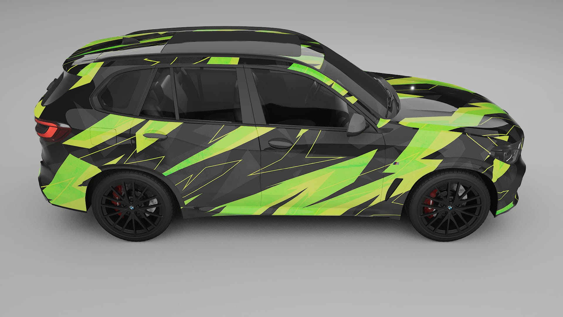 BMW X5 G05 M-Sport NINJA TURTLES – Kit Wrap PPF Personalizat din Folie de Poliuretan Imprimabilă