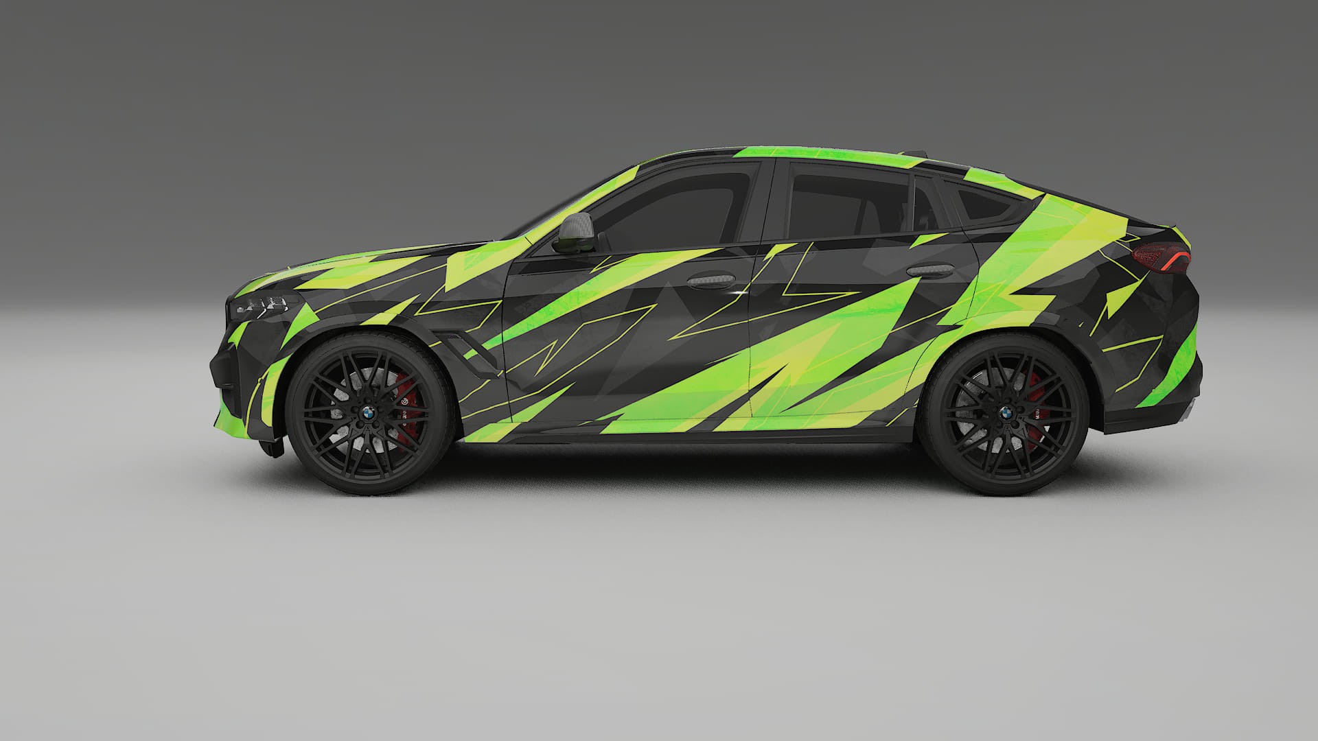 BMW X6 F96 Competition NINJA TURTLES – Kit Wrap PPF Personalizat din Folie de Poliuretan Imprimabilă