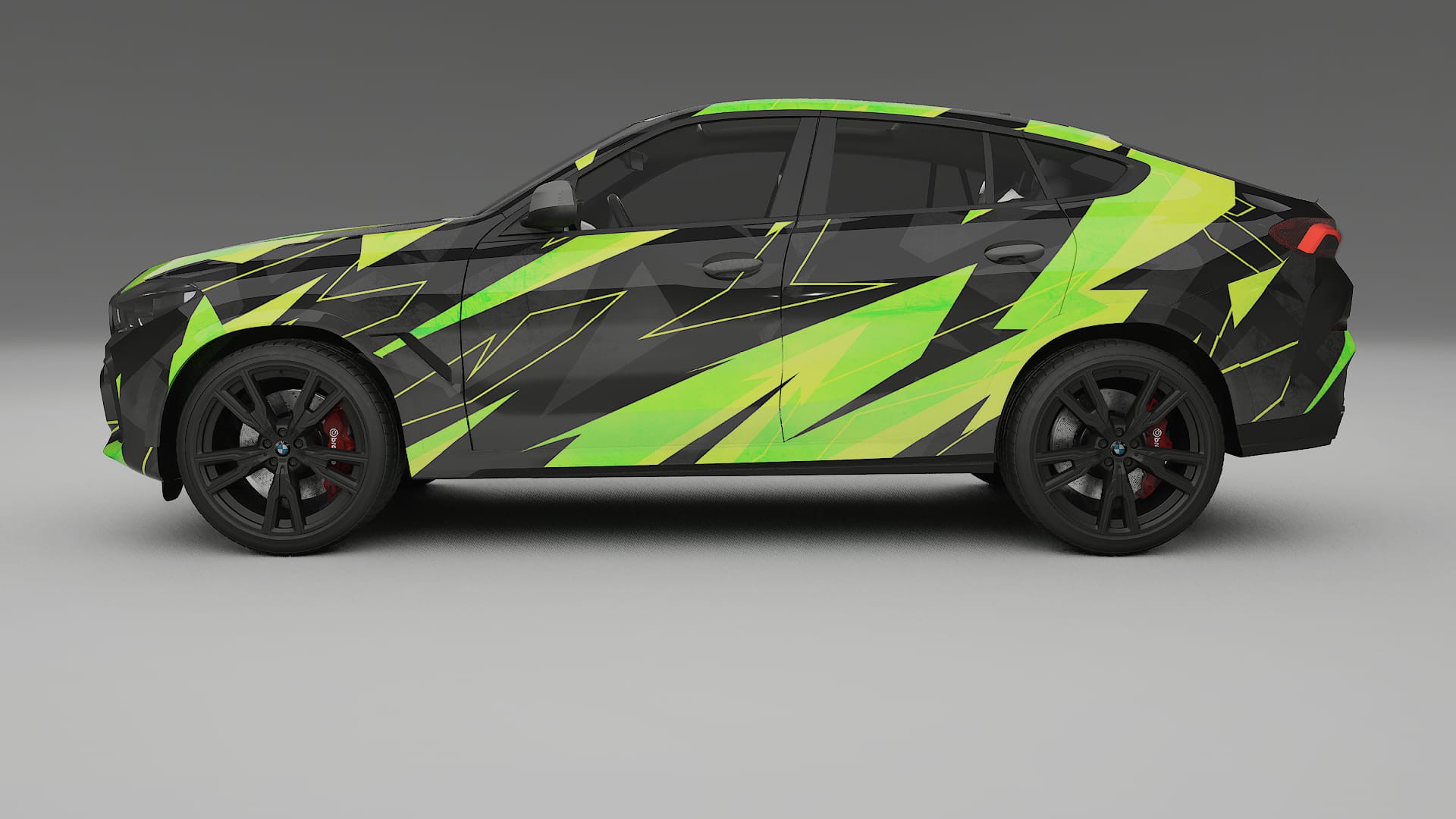 BMW X6 G06 F96 NINJA TURTLES – Kit Wrap PPF Personalizat din Folie de Poliuretan Imprimabilă