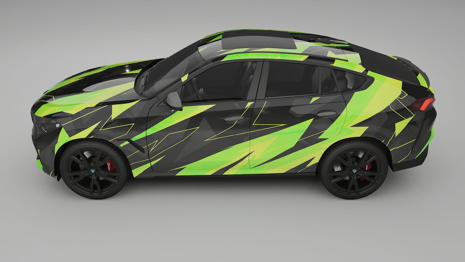 BMW X6 G06 F96 NINJA TURTLES – Kit Wrap PPF Personalizat din Folie de Poliuretan Imprimabilă