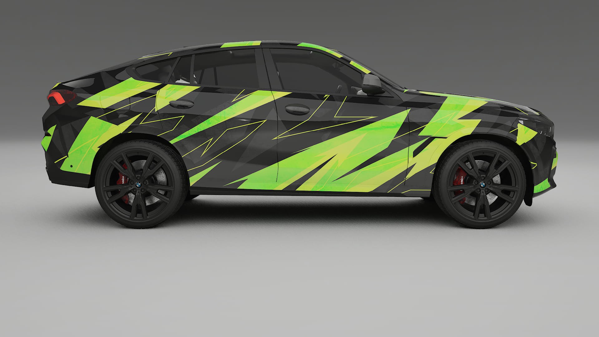 BMW X6 G06 F96 NINJA TURTLES – Kit Wrap PPF Personalizat din Folie de Poliuretan Imprimabilă
