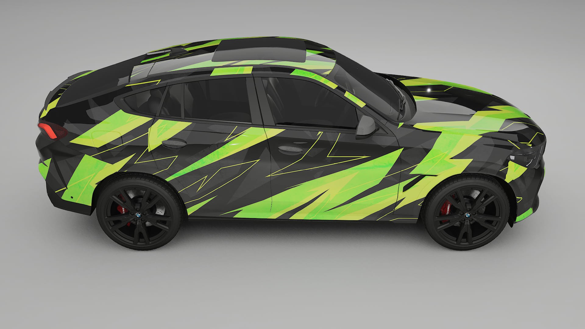 BMW X6 G06 F96 NINJA TURTLES – Kit Wrap PPF Personalizat din Folie de Poliuretan Imprimabilă