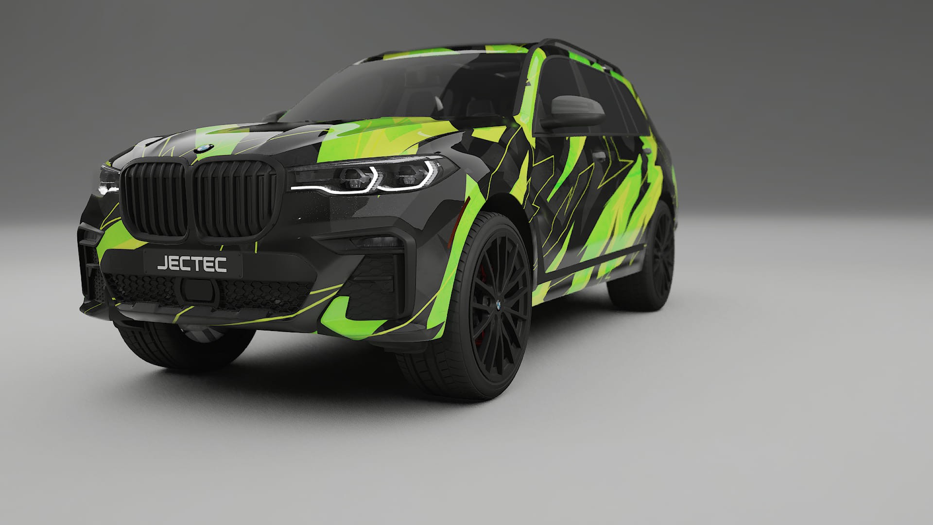 BMW X7 M G07 NINJA TURTLES – Kit Wrap PPF Personalizat din Folie de Poliuretan Imprimabilă
