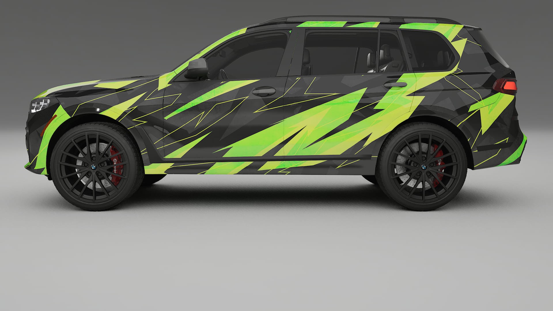 BMW X7 M G07 NINJA TURTLES – Kit Wrap PPF Personalizat din Folie de Poliuretan Imprimabilă