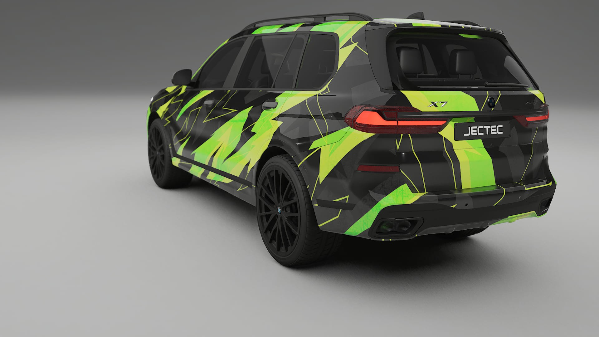 BMW X7 M G07 NINJA TURTLES – Kit Wrap PPF Personalizat din Folie de Poliuretan Imprimabilă