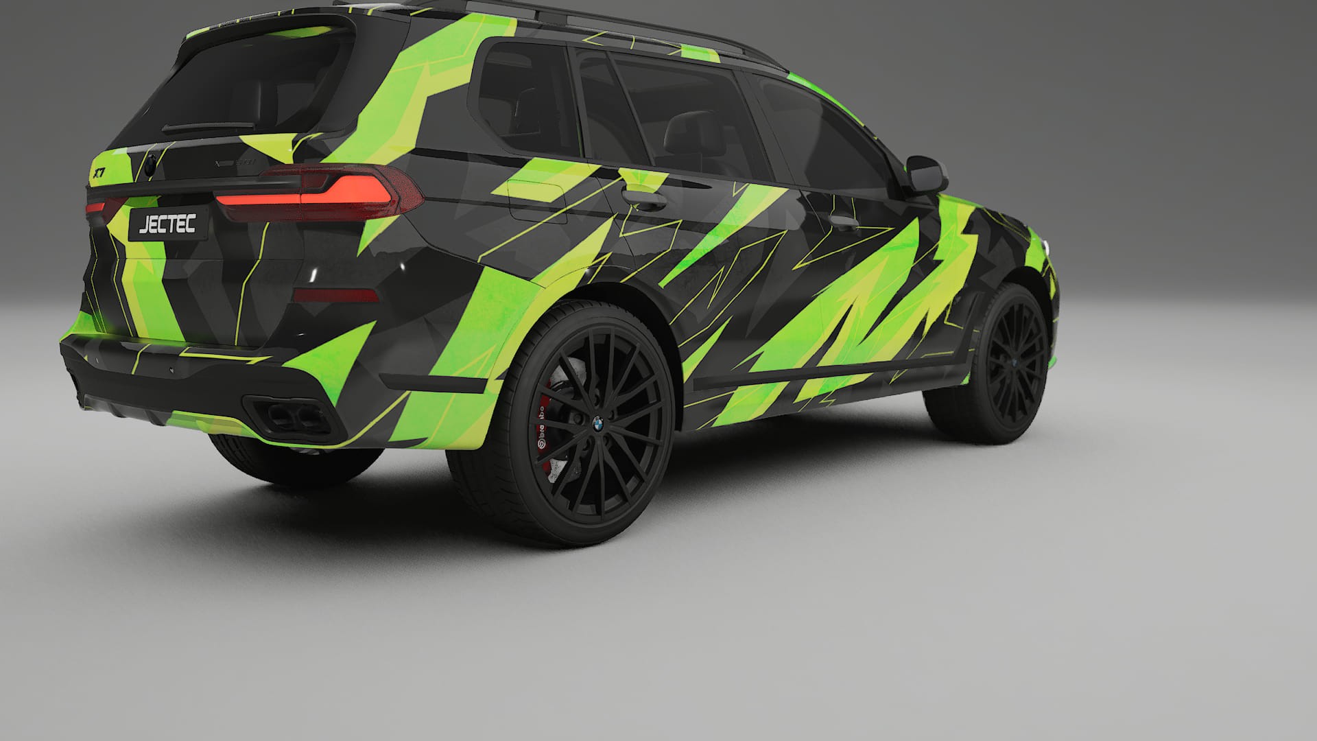 BMW X7 M G07 NINJA TURTLES – Kit Wrap PPF Personalizat din Folie de Poliuretan Imprimabilă