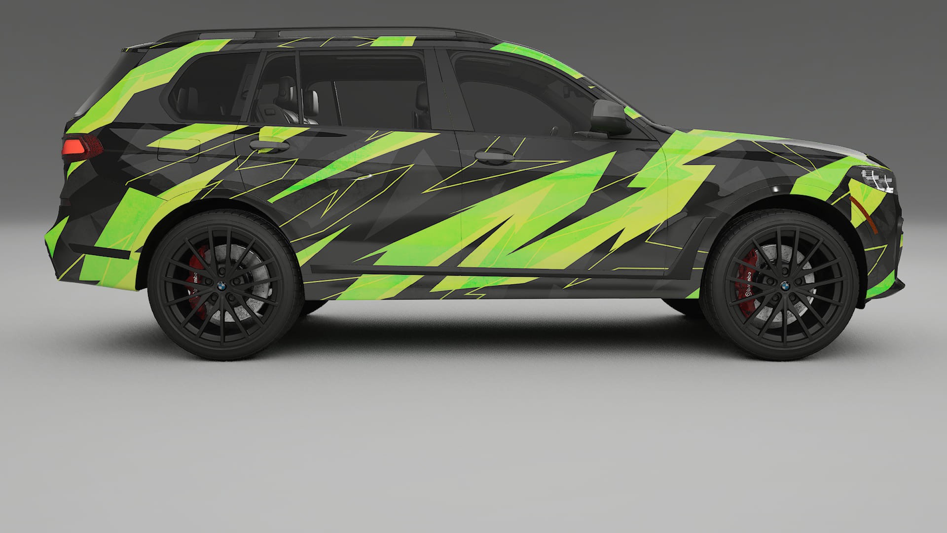 BMW X7 M G07 NINJA TURTLES – Kit Wrap PPF Personalizat din Folie de Poliuretan Imprimabilă