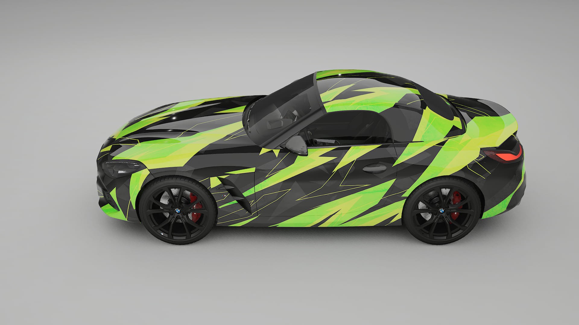 BMW Z4 G29 NINJA TURTLES – Kit Wrap PPF Personalizat din Folie de Poliuretan Imprimabilă