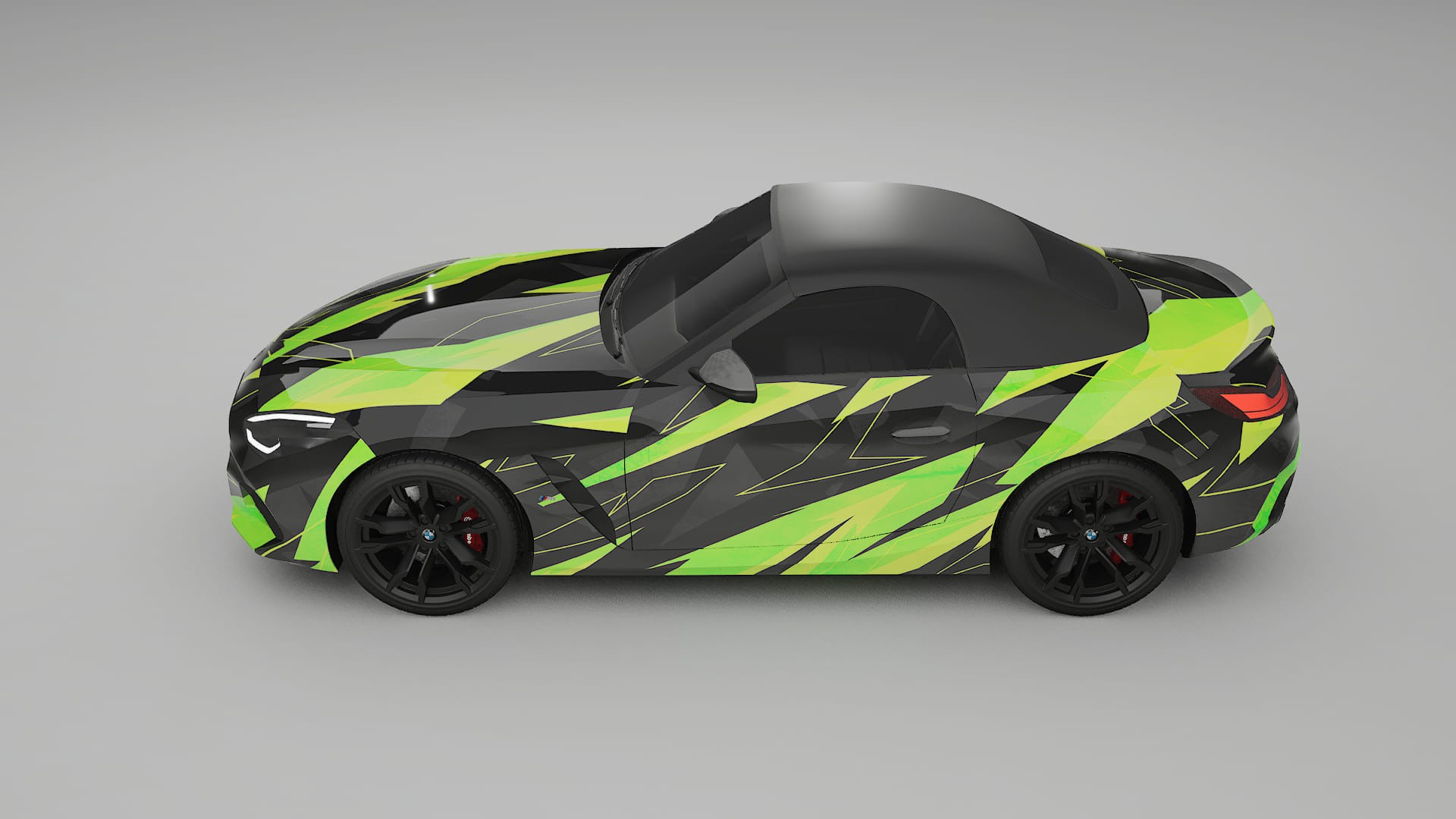 BMW Z4 G29 M40i First edition roadster NINJA TURTLES – Kit Wrap PPF Personalizat din Folie de Poliuretan Imprimabilă