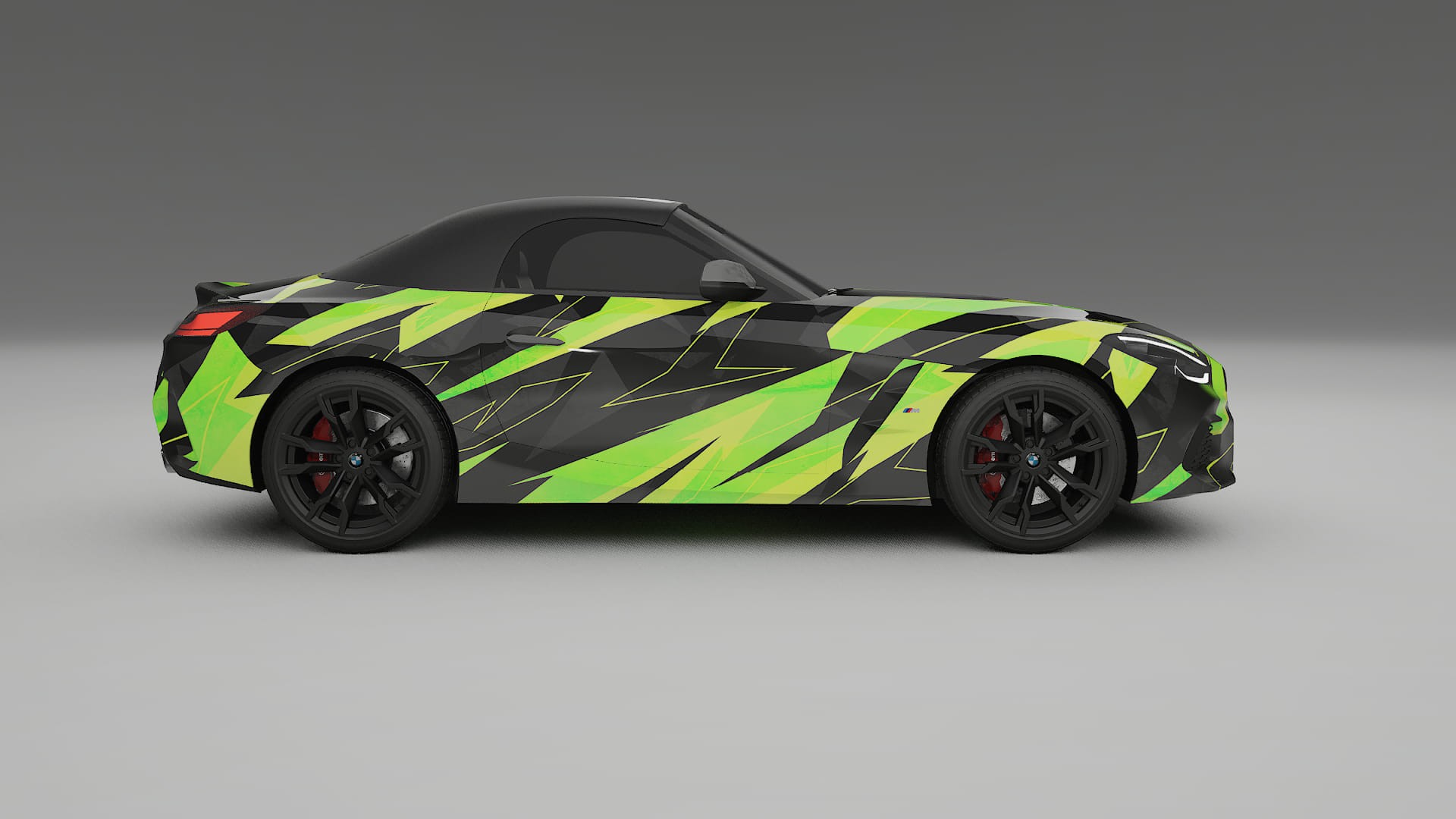 BMW Z4 G29 M40i First edition roadster NINJA TURTLES – Kit Wrap PPF Personalizat din Folie de Poliuretan Imprimabilă