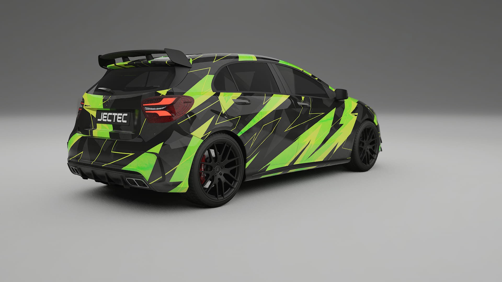 Mercedes A45 AMG W176 NINJA TURTLES – Kit Wrap PPF Personalizat din Folie de Poliuretan Imprimabilă