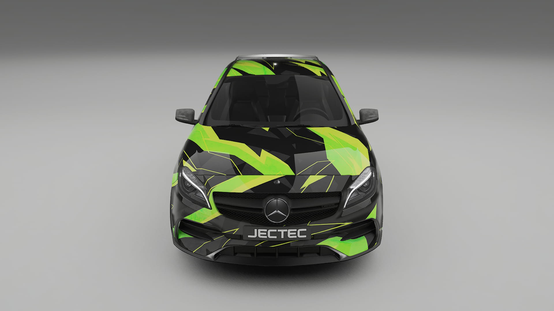 Mercedes A45 AMG W176 NINJA TURTLES – Kit Wrap PPF Personalizat din Folie de Poliuretan Imprimabilă