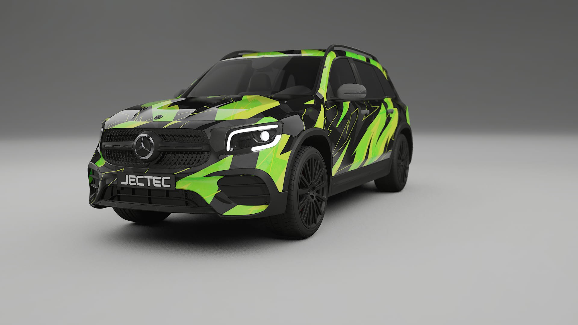 Mercedes AMG GLB NINJA TURTLES – Kit Wrap PPF Personalizat din Folie de Poliuretan Imprimabilă