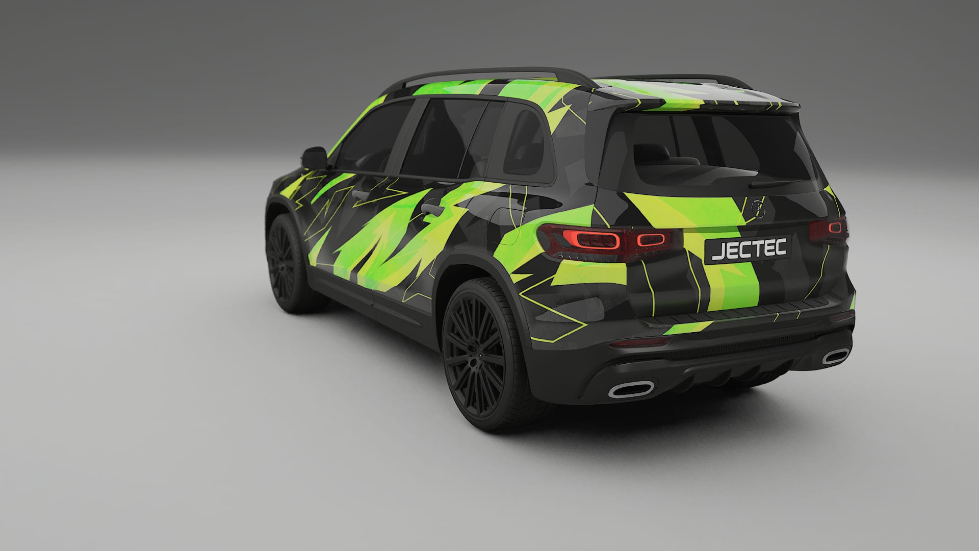 Mercedes AMG GLB NINJA TURTLES – Kit Wrap PPF Personalizat din Folie de Poliuretan Imprimabilă