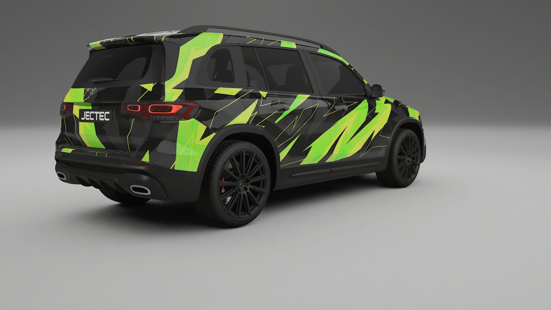 Mercedes AMG GLB NINJA TURTLES – Kit Wrap PPF Personalizat din Folie de Poliuretan Imprimabilă