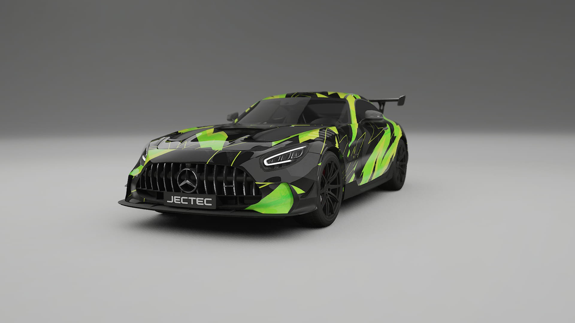 Mercedes AMG GT Black Series C192 Coupe NINJA TURTLES – Kit Wrap PPF Personalizat din Folie de Poliuretan Imprimabilă