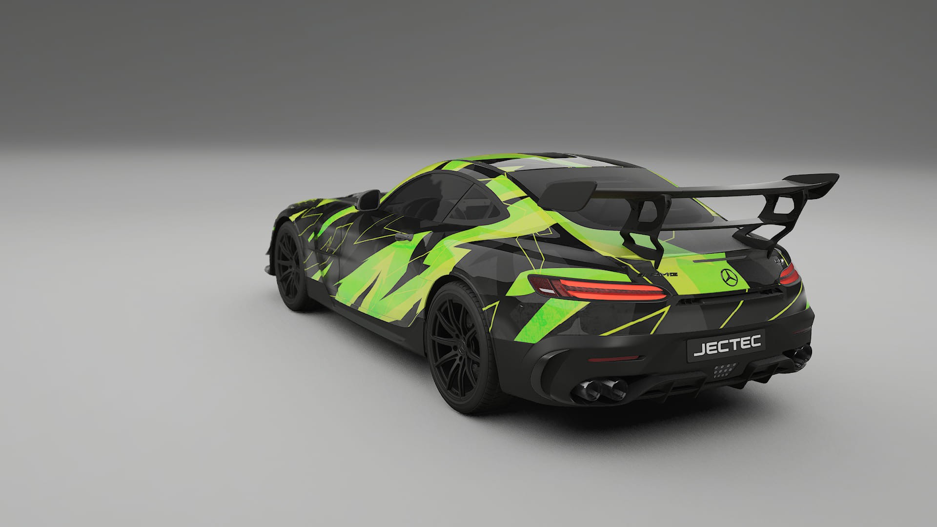 Mercedes AMG GT Black Series C192 Coupe NINJA TURTLES – Kit Wrap PPF Personalizat din Folie de Poliuretan Imprimabilă