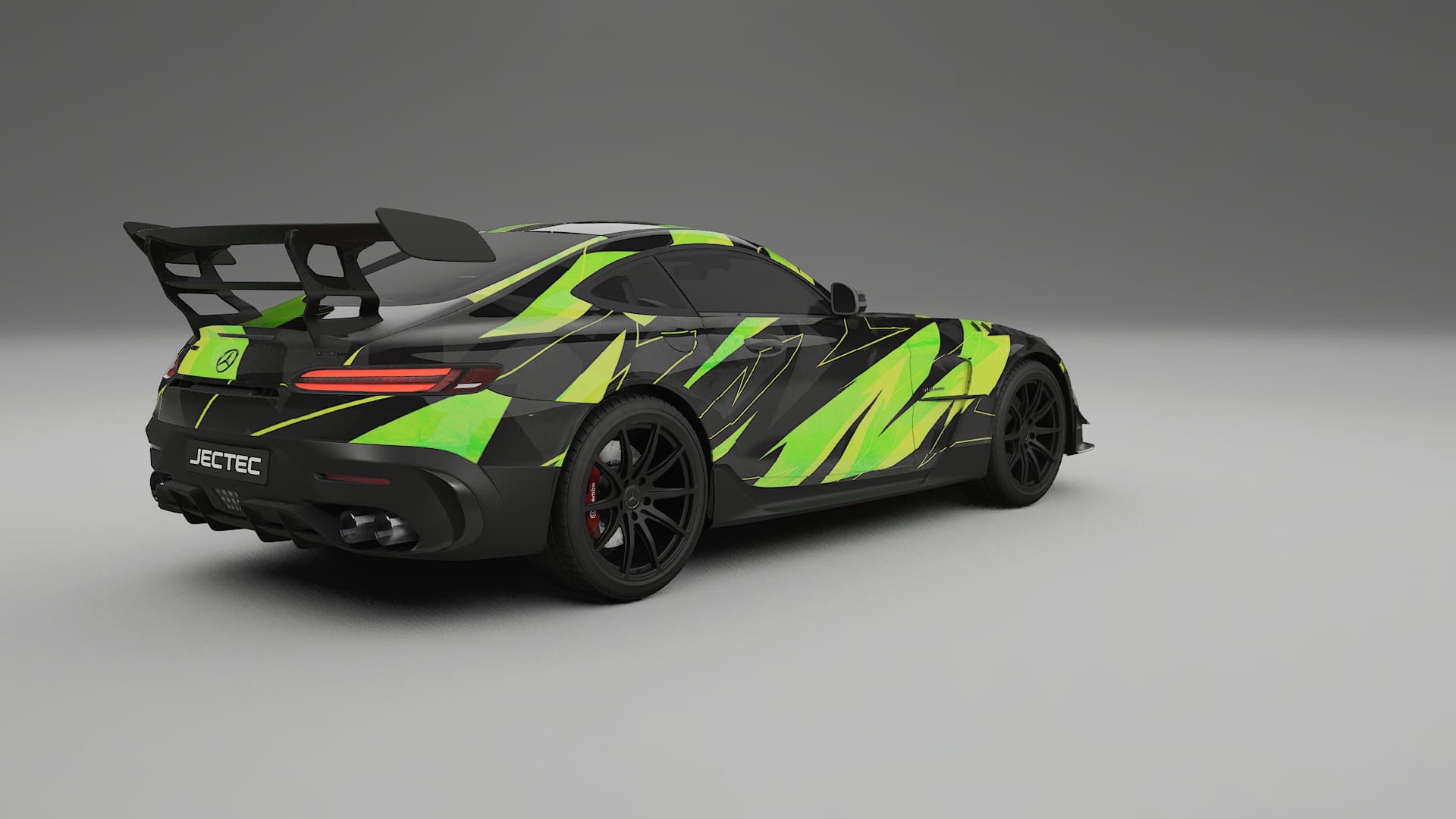 Mercedes AMG GT Black Series C192 Coupe NINJA TURTLES – Kit Wrap PPF Personalizat din Folie de Poliuretan Imprimabilă