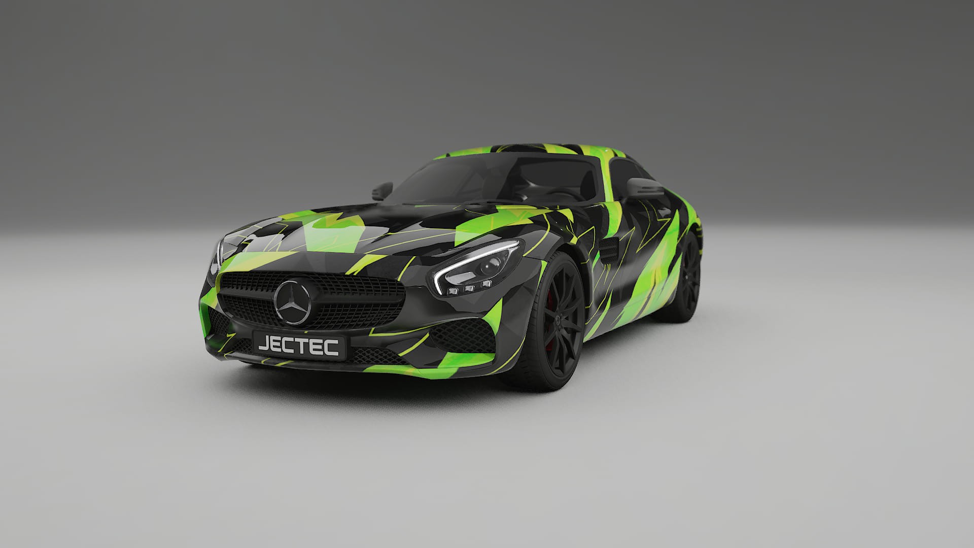 Mercedes AMG GT C190 Coupe NINJA TURTLES – Kit Wrap PPF Personalizat din Folie de Poliuretan Imprimabilă