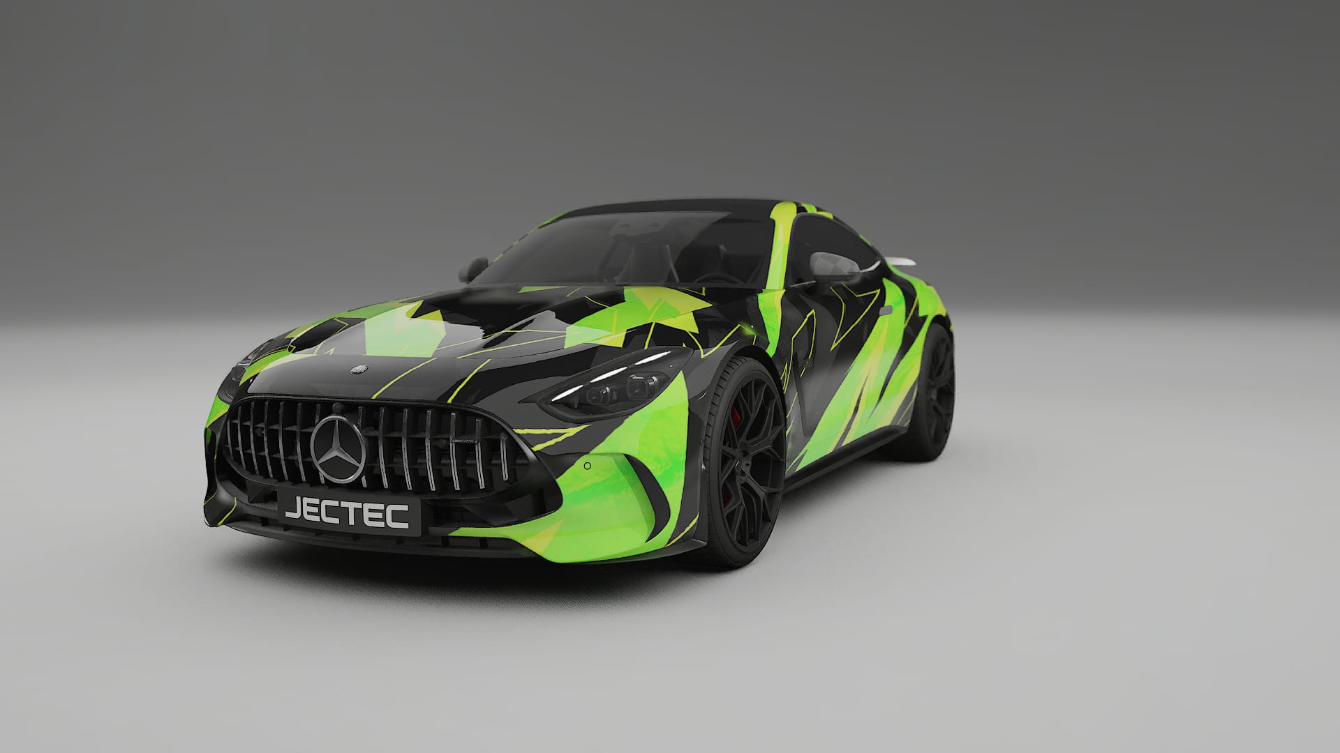 Mercedes AMG GT Coupe C192 NINJA TURTLES – Kit Wrap PPF Personalizat din Folie de Poliuretan Imprimabilă