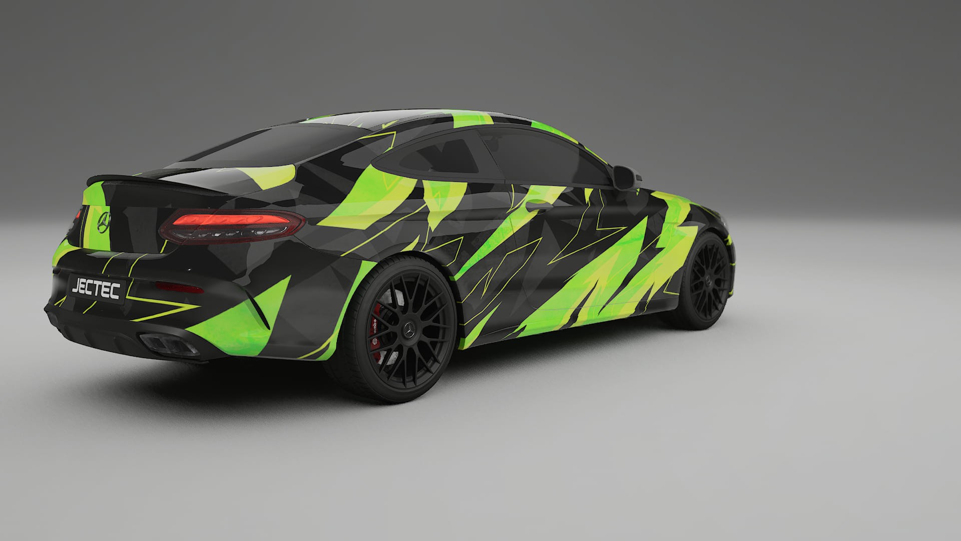 Mercedes C63 AMG W205 Coupe NINJA TURTLES – Kit Wrap PPF Personalizat din Folie de Poliuretan Imprimabilă