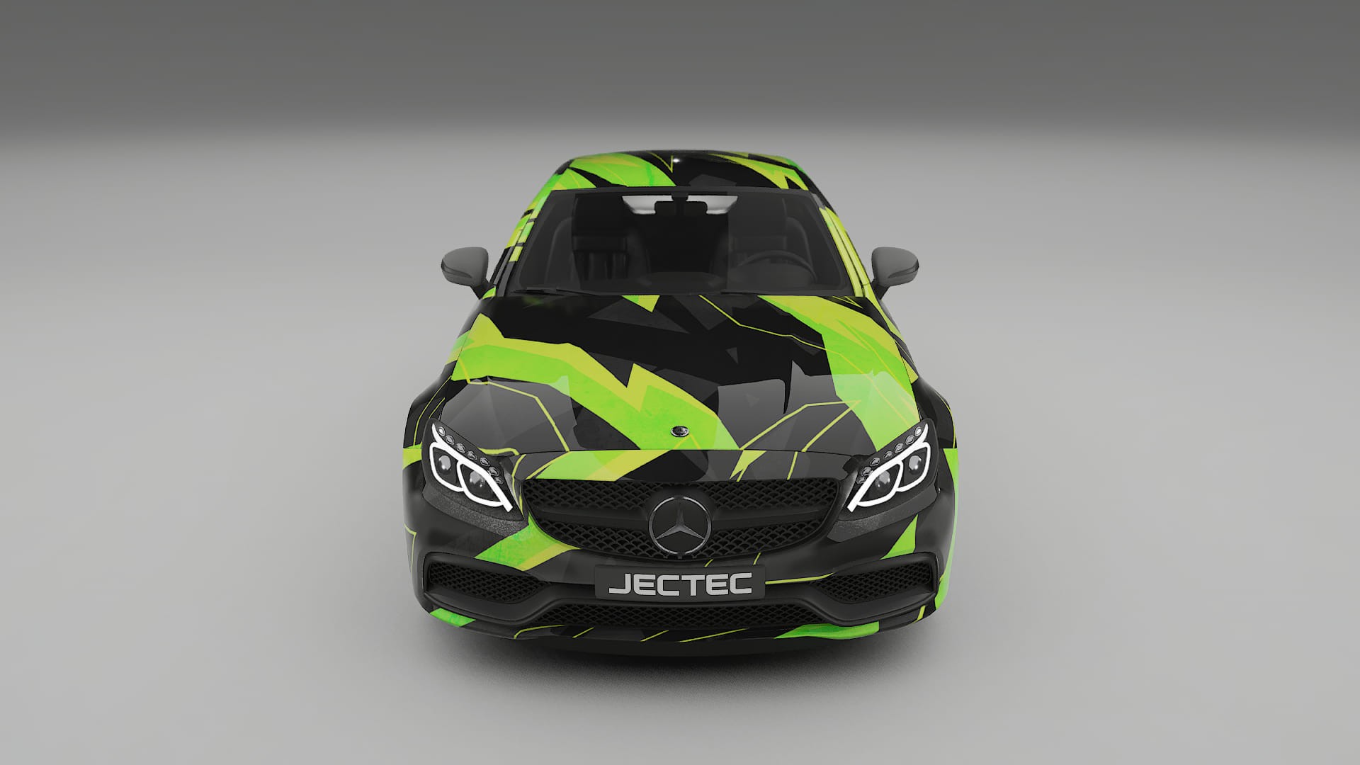 Mercedes C63 AMG W205 Coupe NINJA TURTLES – Kit Wrap PPF Personalizat din Folie de Poliuretan Imprimabilă