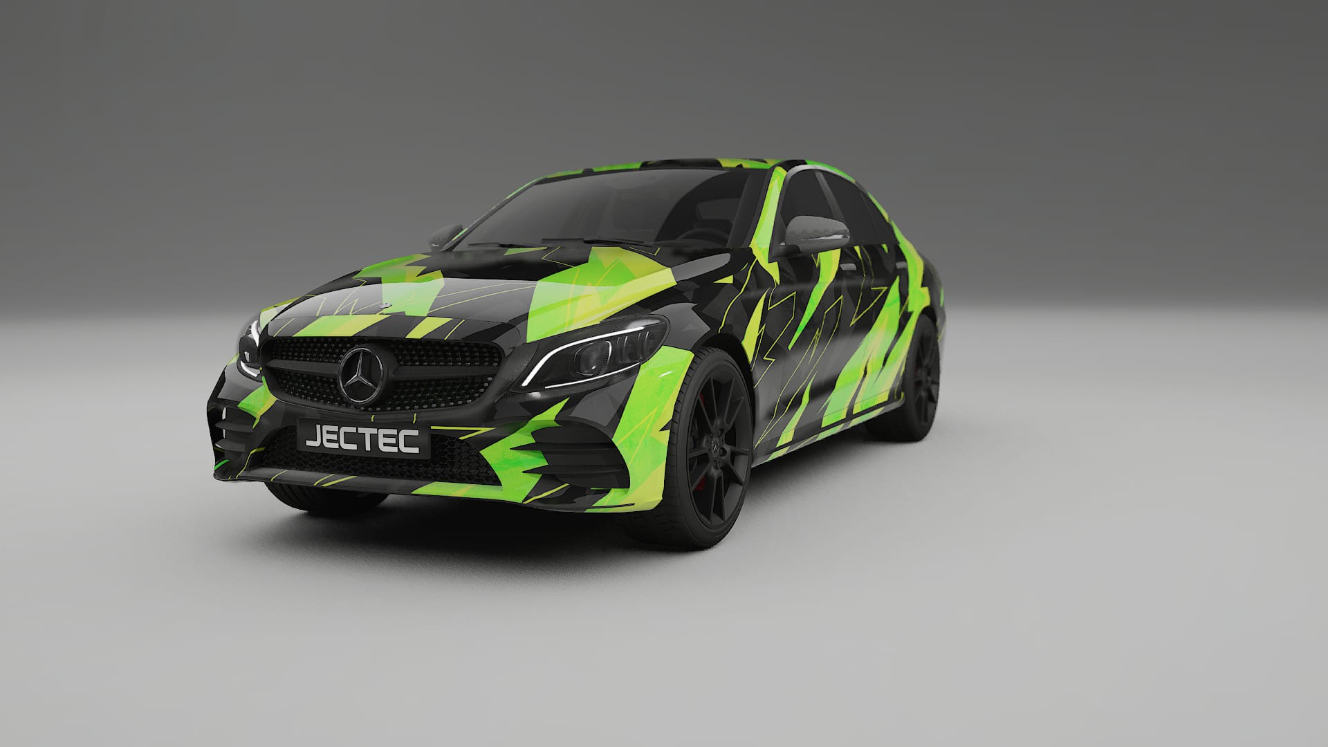 Mercedes C-class W205 AMG sedan NINJA TURTLES – Kit Wrap PPF Personalizat din Folie de Poliuretan Imprimabilă