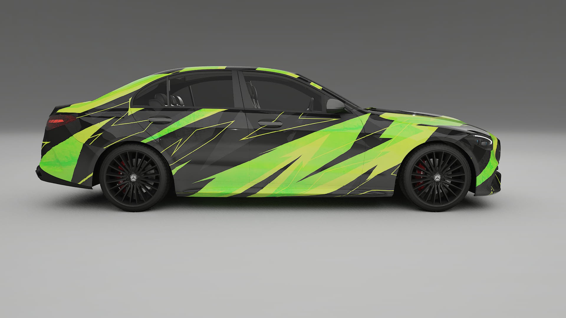 Mercedes C-class W206 NINJA TURTLES – Kit Wrap PPF Personalizat din Folie de Poliuretan Imprimabilă