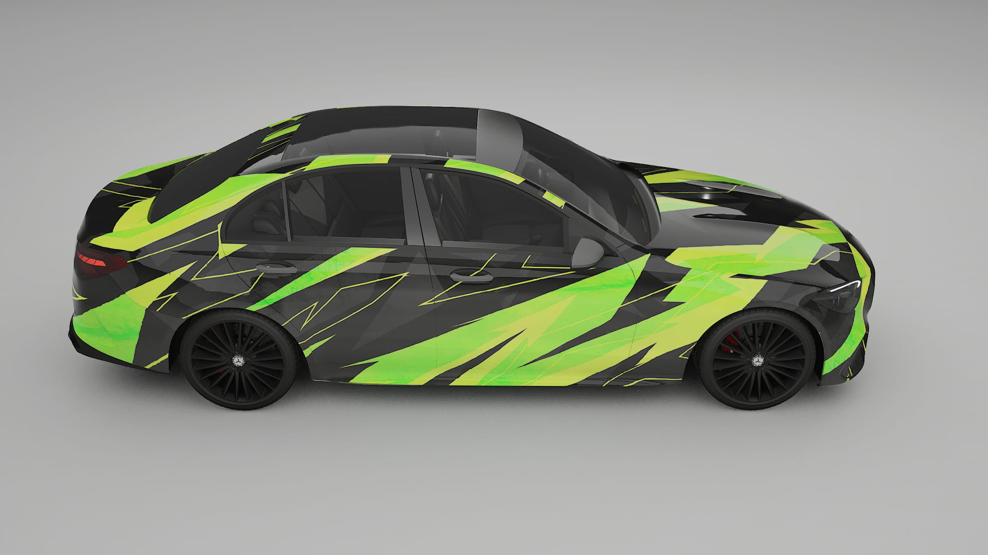 Mercedes C-class W206 NINJA TURTLES – Kit Wrap PPF Personalizat din Folie de Poliuretan Imprimabilă