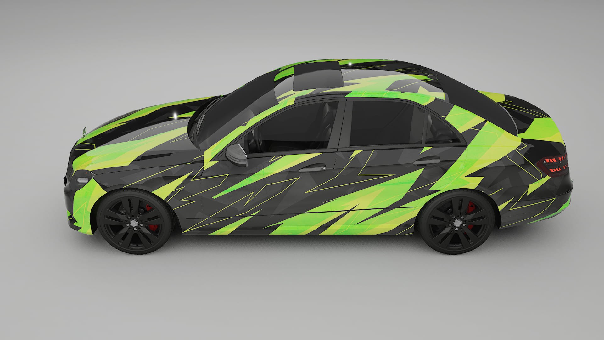 Mercedes E-class Sedan W212 Prefacelift pre-LCI NINJA TURTLES – Kit Wrap PPF Personalizat din Folie de Poliuretan Imprimabilă