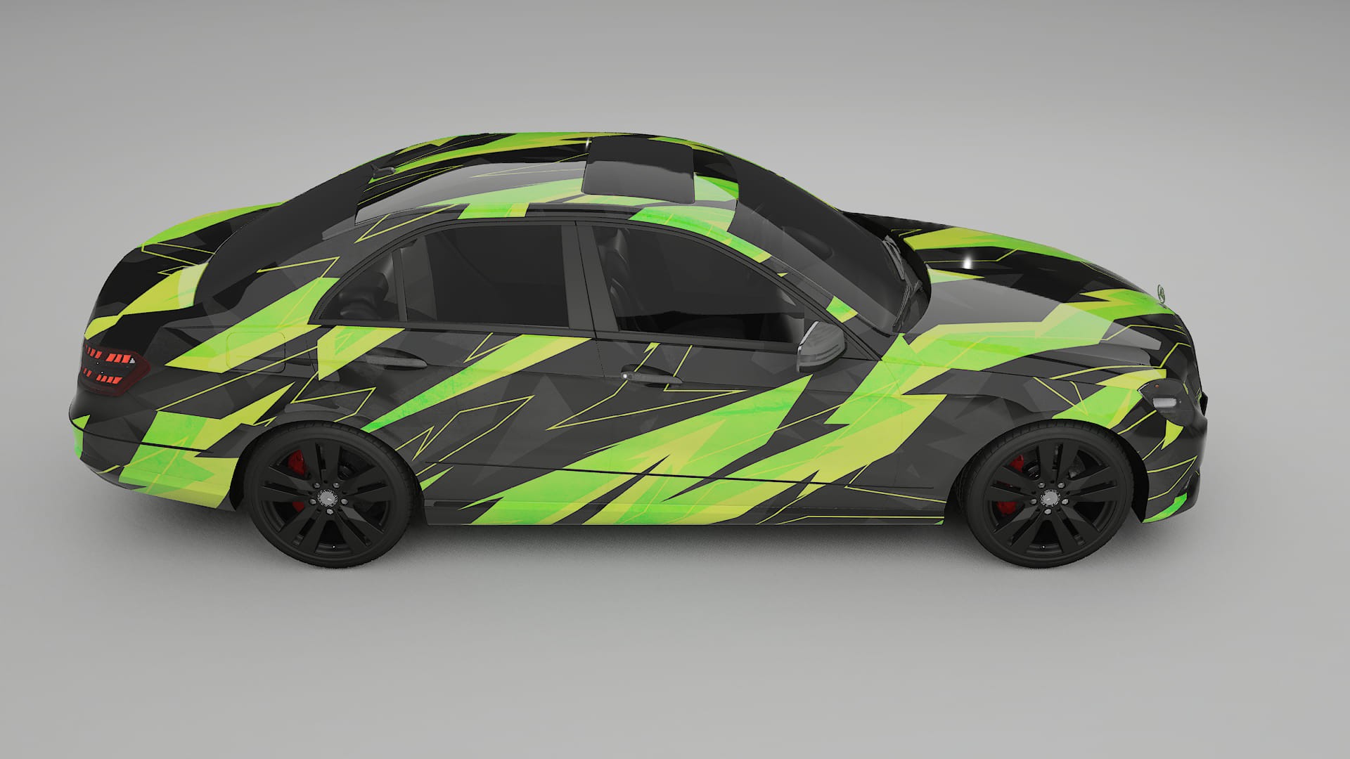 Mercedes E-class Sedan W212 Prefacelift pre-LCI NINJA TURTLES – Kit Wrap PPF Personalizat din Folie de Poliuretan Imprimabilă