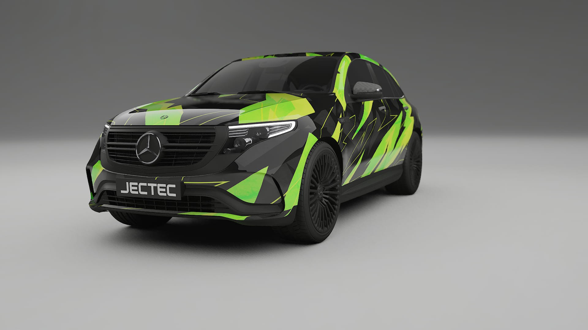 Mercedes EQC AMG NINJA TURTLES – Kit Wrap PPF Personalizat din Folie de Poliuretan Imprimabilă