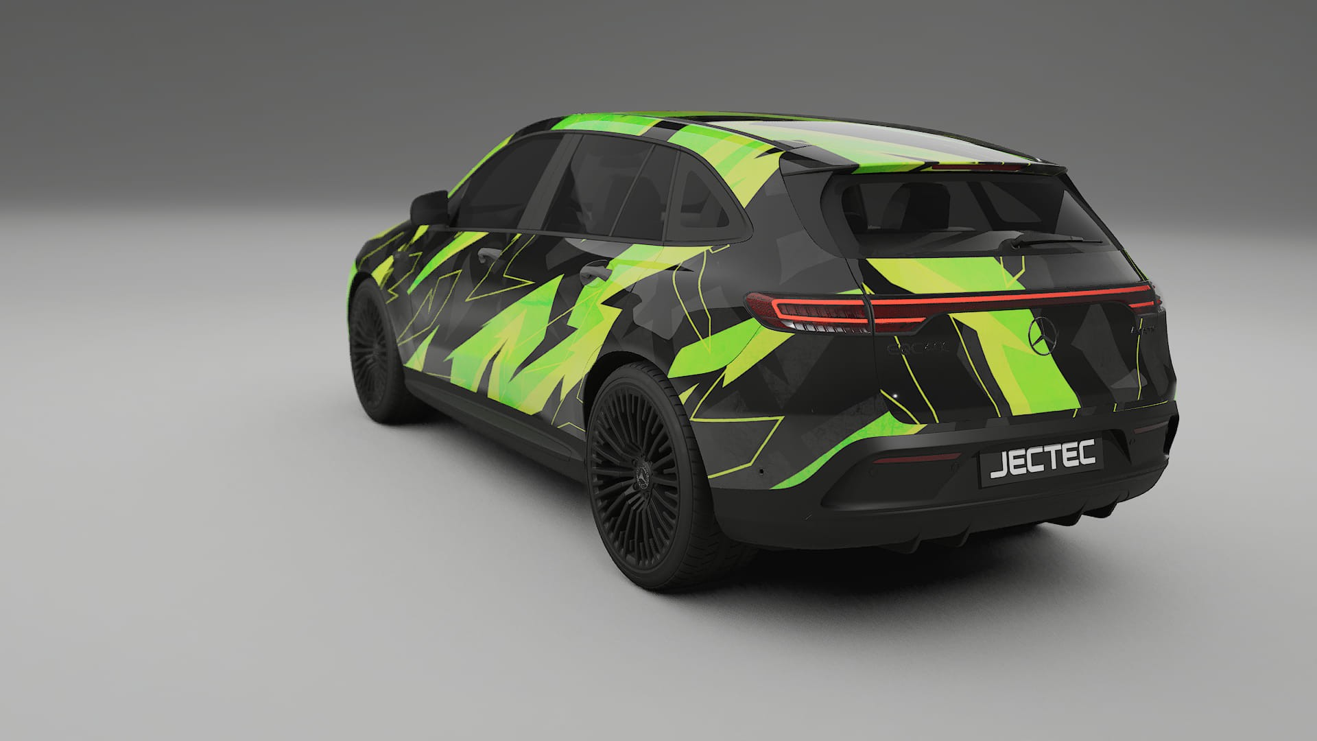 Mercedes EQC AMG NINJA TURTLES – Kit Wrap PPF Personalizat din Folie de Poliuretan Imprimabilă