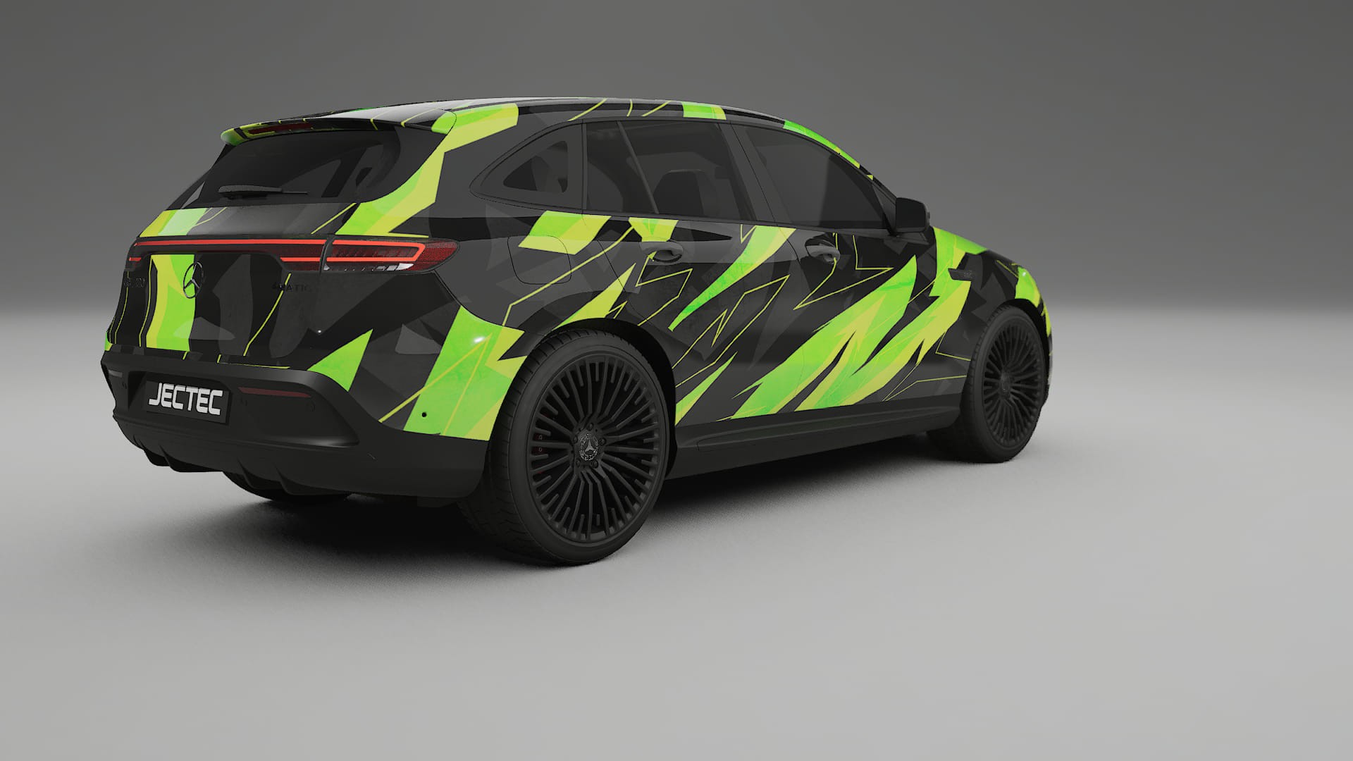Mercedes EQC AMG NINJA TURTLES – Kit Wrap PPF Personalizat din Folie de Poliuretan Imprimabilă