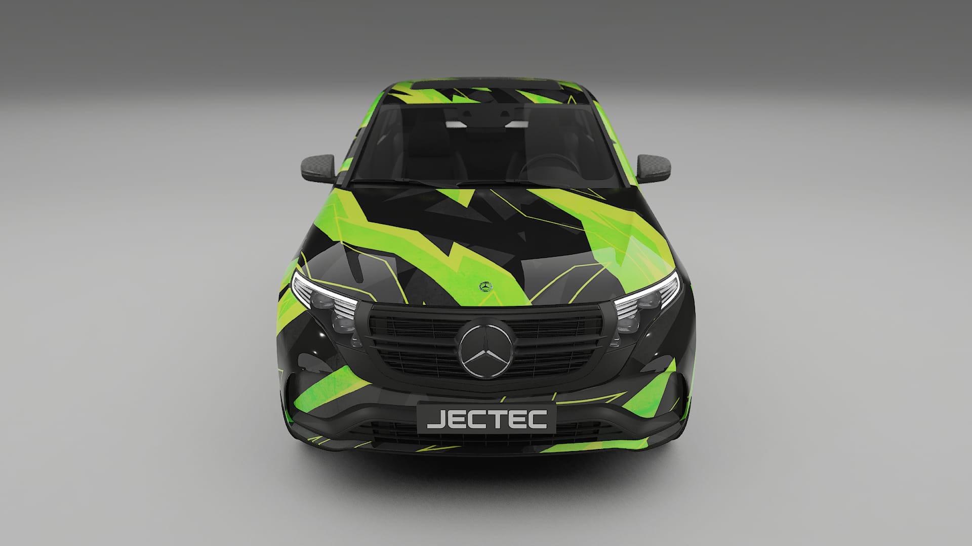Mercedes EQC AMG NINJA TURTLES – Kit Wrap PPF Personalizat din Folie de Poliuretan Imprimabilă