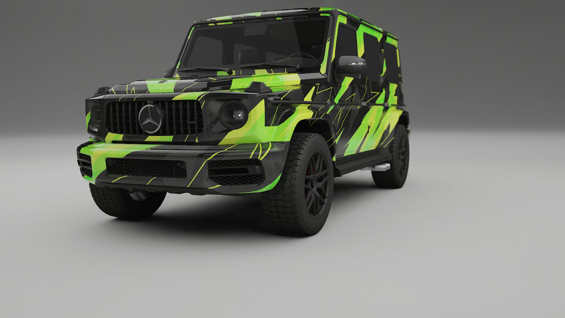 Mercedes G63 AMG W463A NINJA TURTLES – Kit Wrap PPF Personalizat din Folie de Poliuretan Imprimabilă