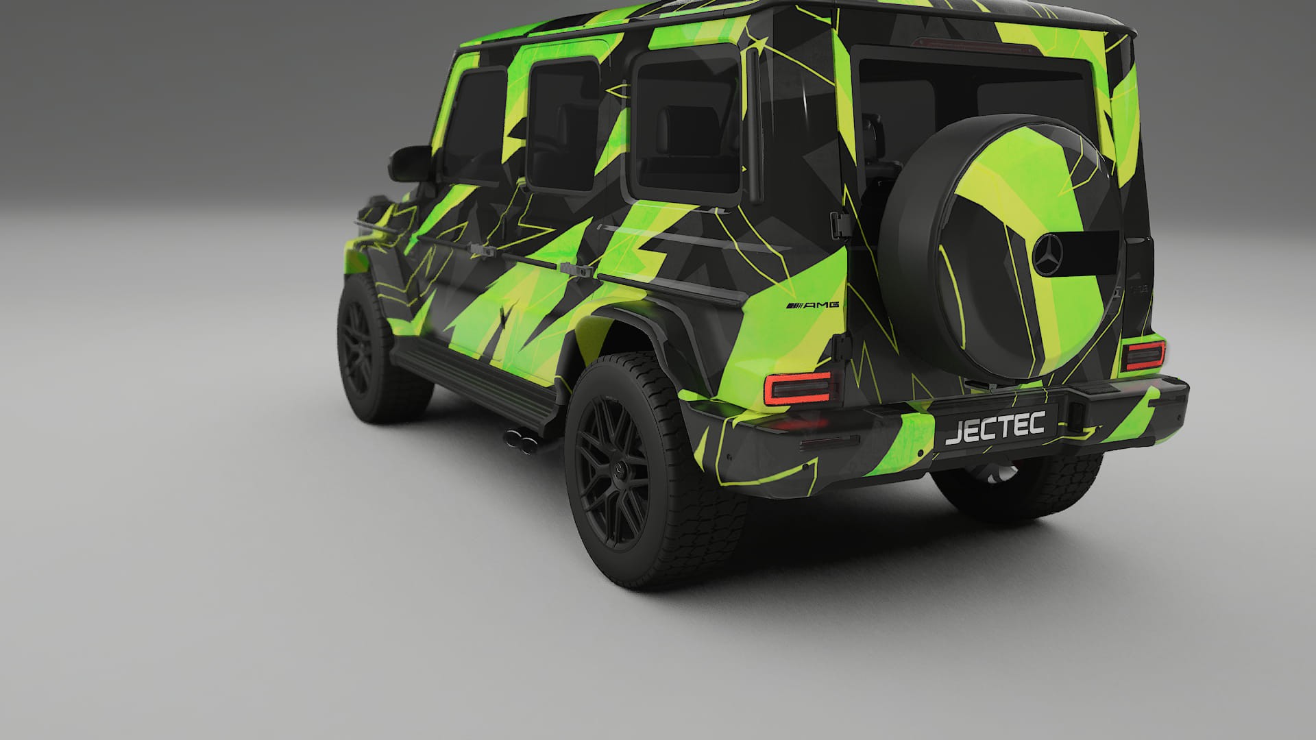 Mercedes G63 AMG W463A NINJA TURTLES – Kit Wrap PPF Personalizat din Folie de Poliuretan Imprimabilă