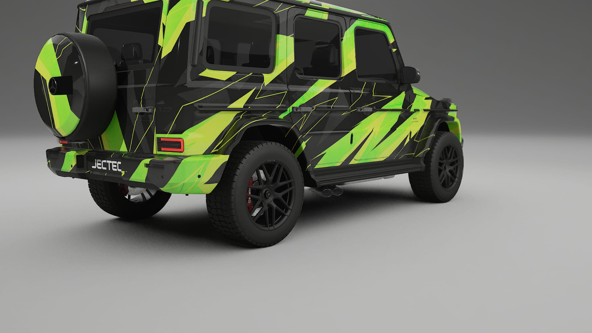 Mercedes G63 AMG W463A NINJA TURTLES – Kit Wrap PPF Personalizat din Folie de Poliuretan Imprimabilă