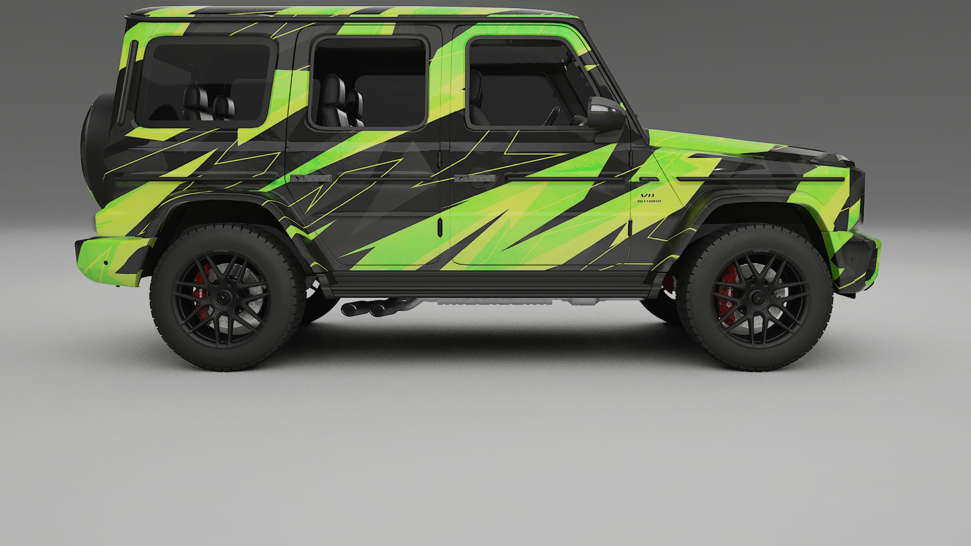Mercedes G63 AMG W463A NINJA TURTLES – Kit Wrap PPF Personalizat din Folie de Poliuretan Imprimabilă