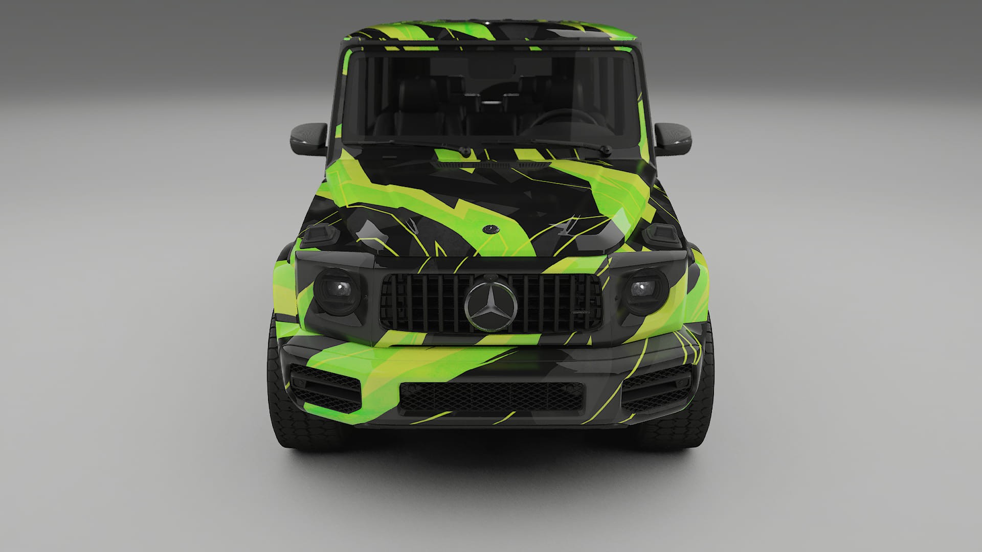 Mercedes G63 AMG W463A NINJA TURTLES – Kit Wrap PPF Personalizat din Folie de Poliuretan Imprimabilă