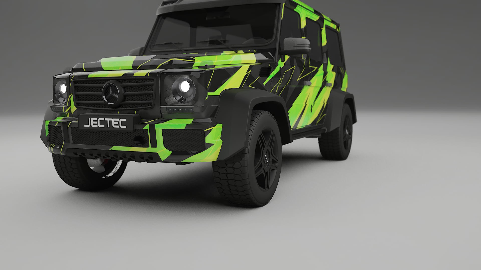 Mercedes G-class 4x4 W463 NINJA TURTLES – Kit Wrap PPF Personalizat din Folie de Poliuretan Imprimabilă