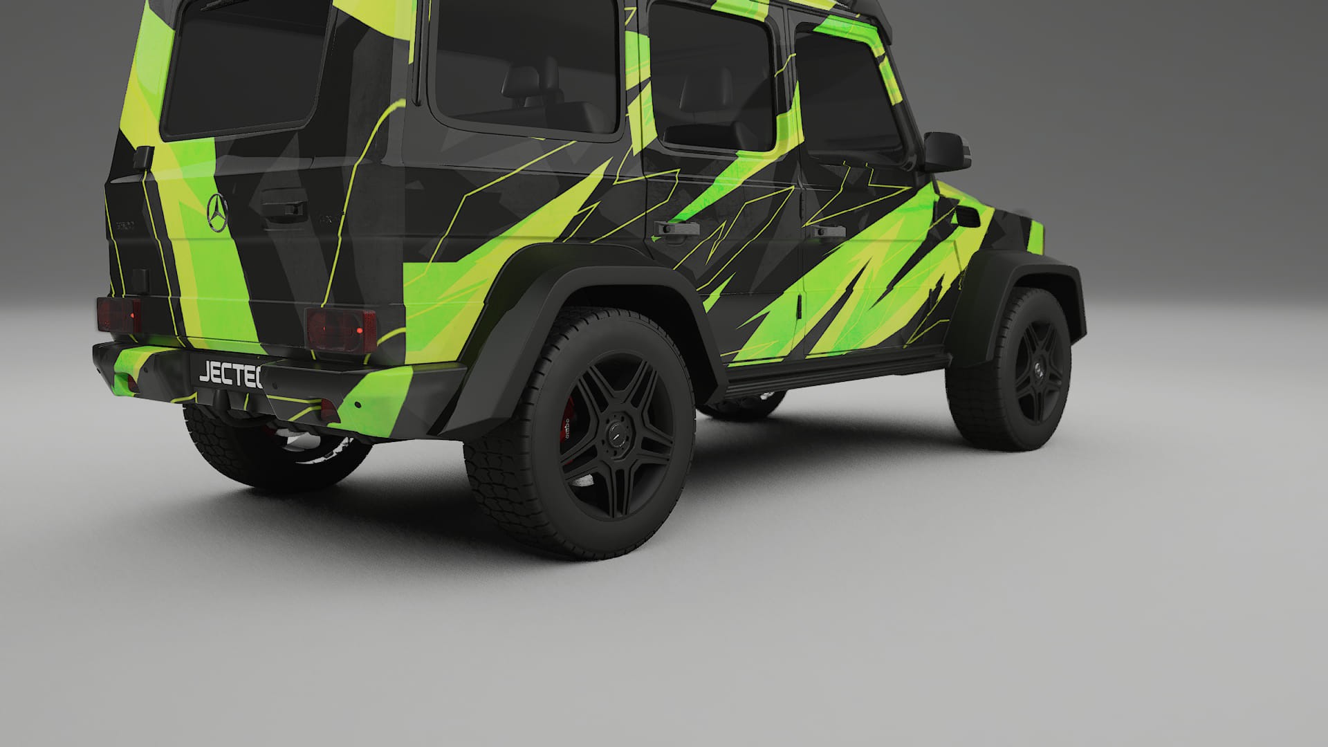 Mercedes G-class 4x4 W463 NINJA TURTLES – Kit Wrap PPF Personalizat din Folie de Poliuretan Imprimabilă
