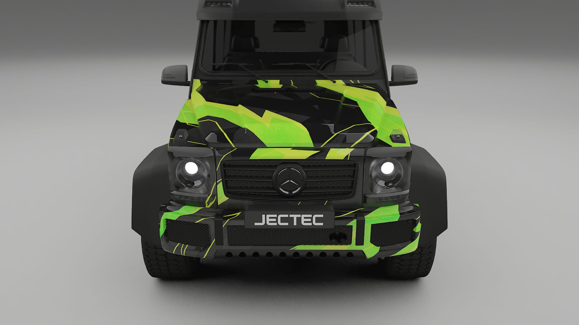 Mercedes G-class 4x4 W463 NINJA TURTLES – Kit Wrap PPF Personalizat din Folie de Poliuretan Imprimabilă